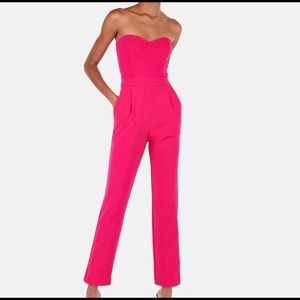 Express Sweetheart Neckline Jumpsuit